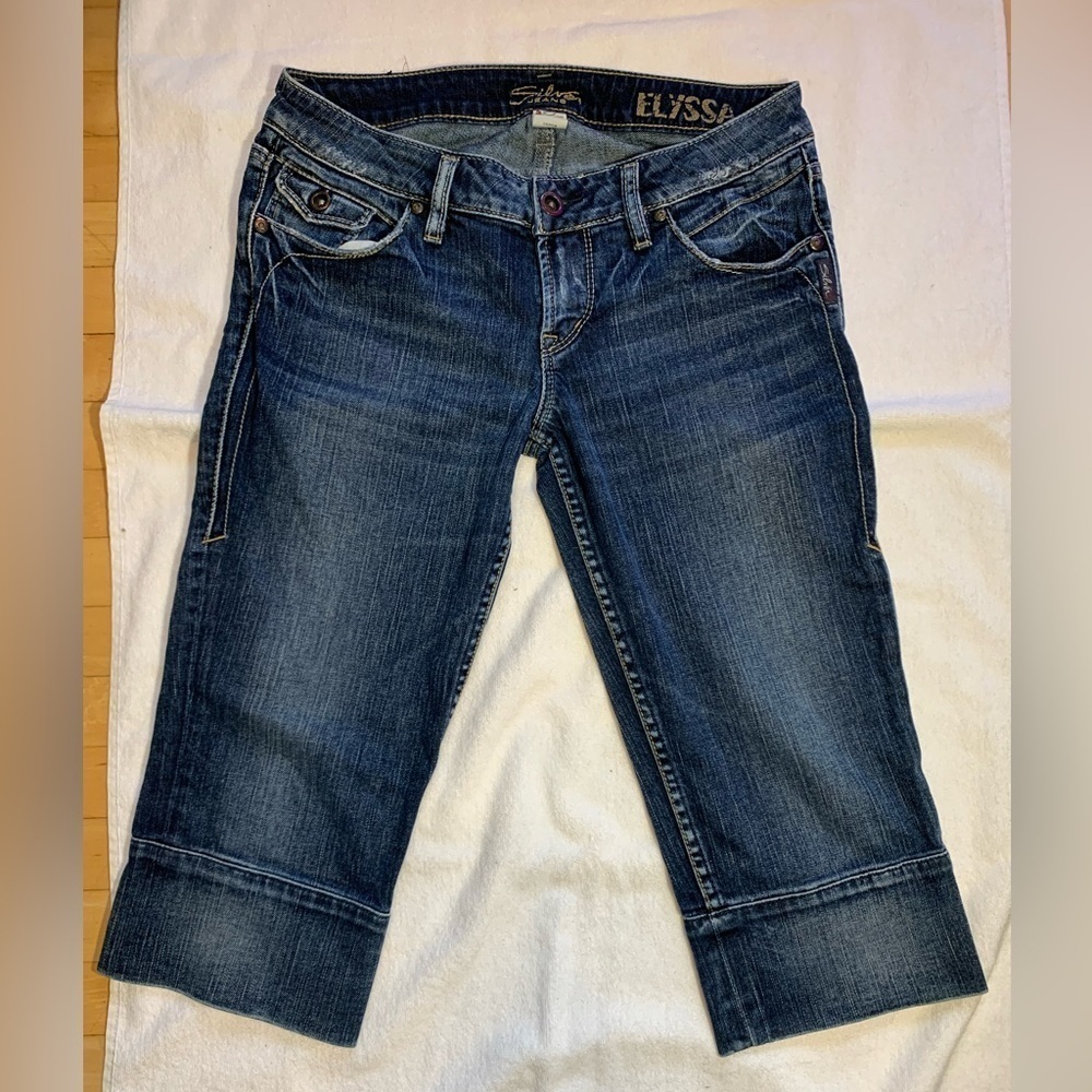 30" Silver Jeans Elyssa capris